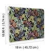 Watercolor Tropics Peel and Stick Wallpaper Peel and Stick Wallpaper RoomMates   