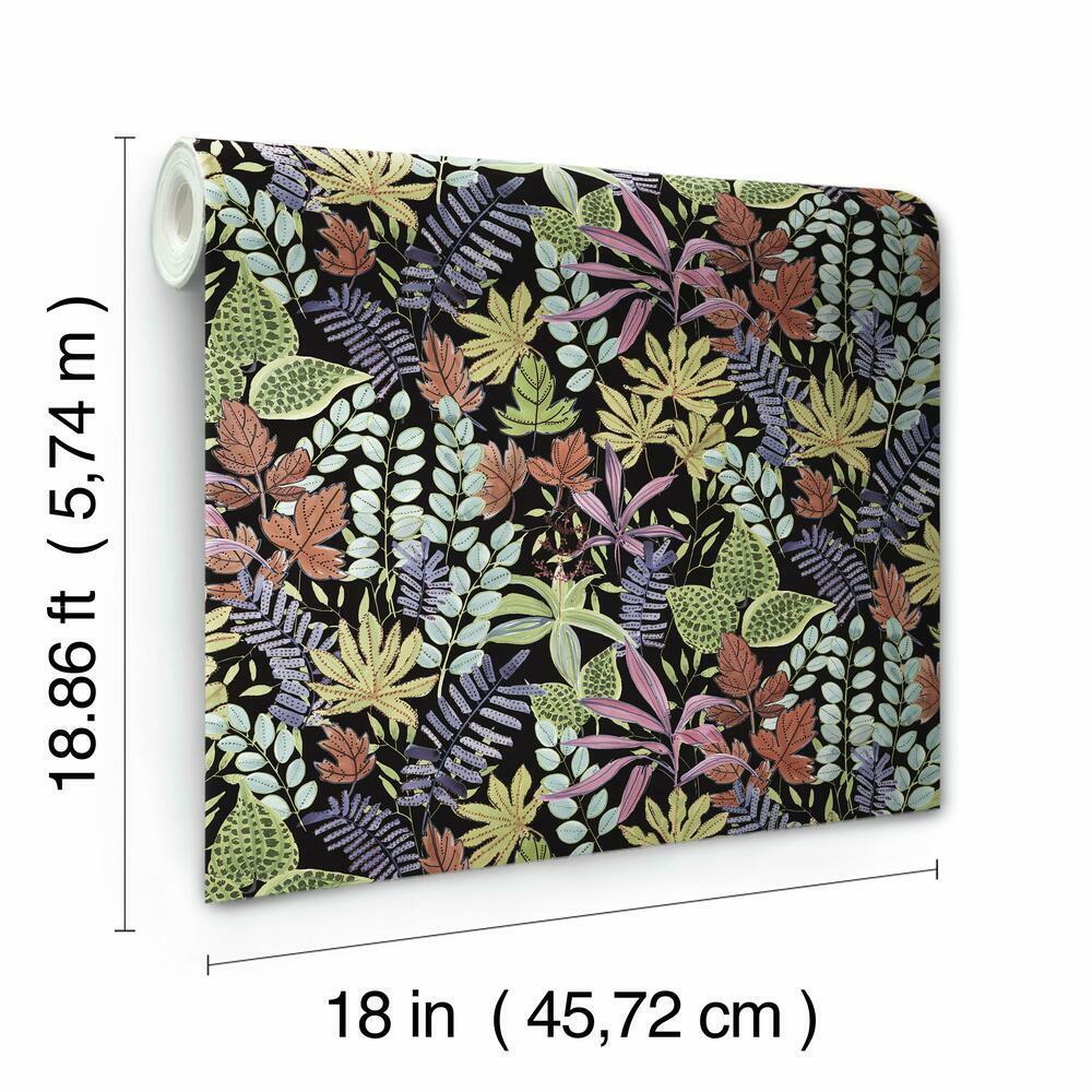 Watercolor Tropics Peel and Stick Wallpaper Peel and Stick Wallpaper RoomMates   