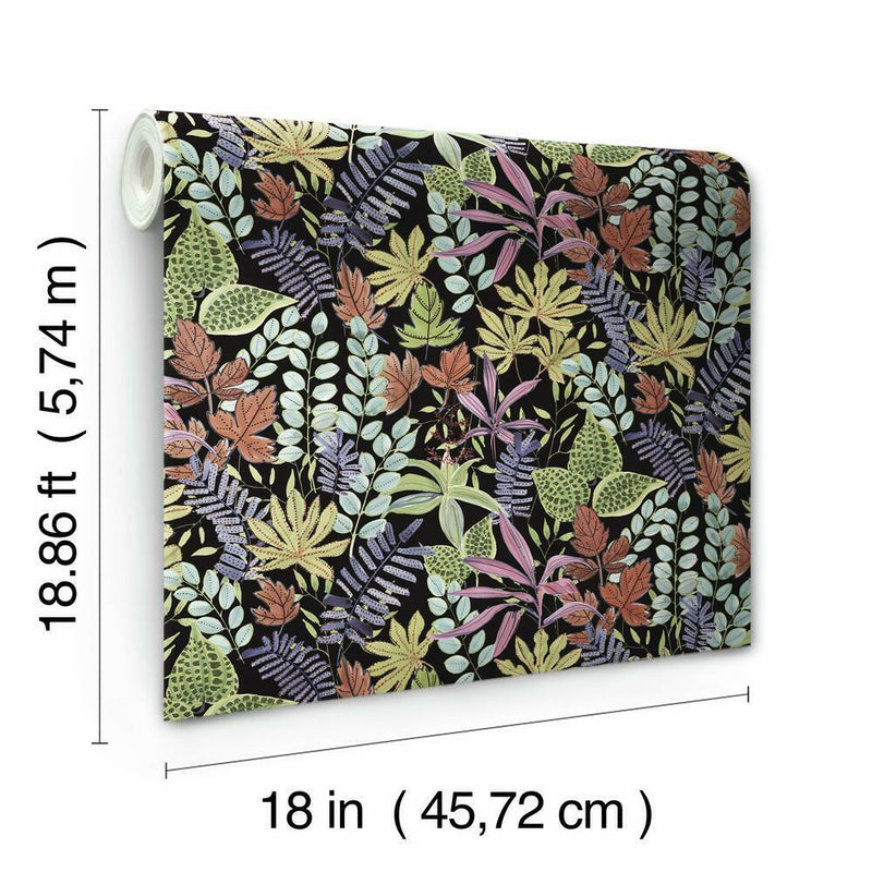 Watercolor Tropics Peel and Stick Wallpaper Peel and Stick Wallpaper RoomMates   