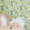 Watercolor Tropics Peel and Stick Wallpaper Peel and Stick Wallpaper RoomMates   