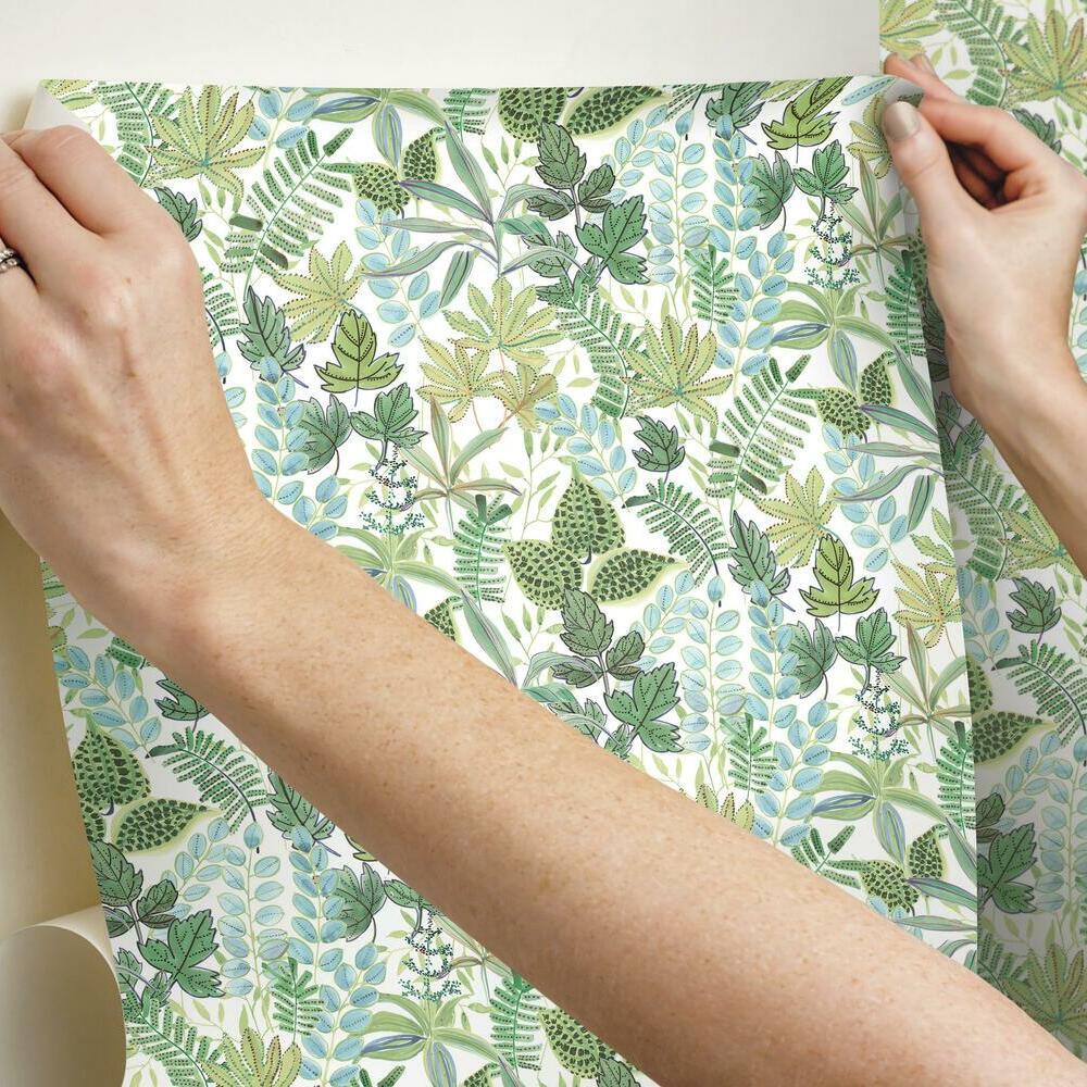Watercolor Tropics Peel and Stick Wallpaper Peel and Stick Wallpaper RoomMates   