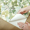 Watercolor Tropics Peel and Stick Wallpaper Peel and Stick Wallpaper RoomMates   