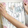 Modern Poppy Peel and Stick Wallpaper Peel and Stick Wallpaper RoomMates   