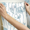 Modern Poppy Peel and Stick Wallpaper Peel and Stick Wallpaper RoomMates   