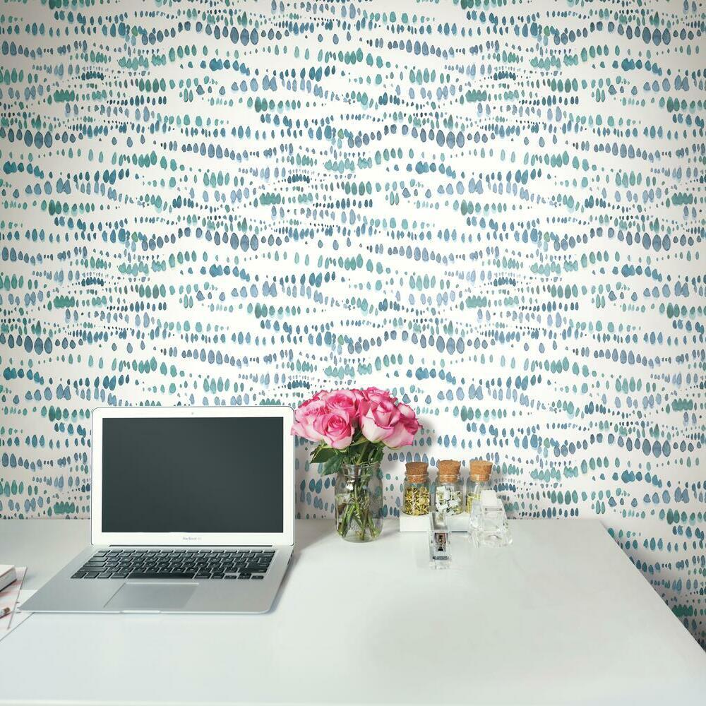 Dotted Line Peel and Stick Wallpaper Peel and Stick Wallpaper RoomMates   