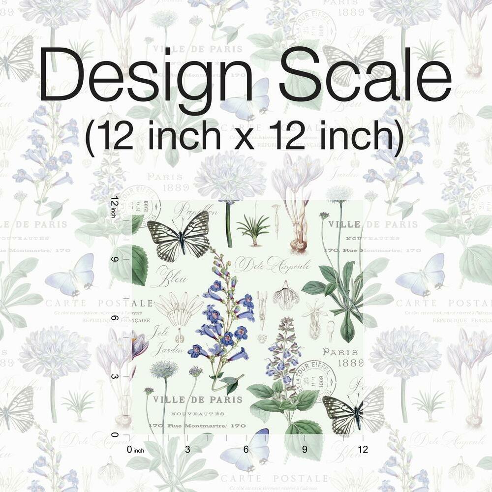 Butterfly Botanical Peel and Stick Wallpaper Peel and Stick Wallpaper RoomMates   