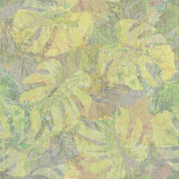 Jungle Leaf Canopy Peel and Stick Wallpaper Peel and Stick Wallpaper RoomMates Roll Yellow 