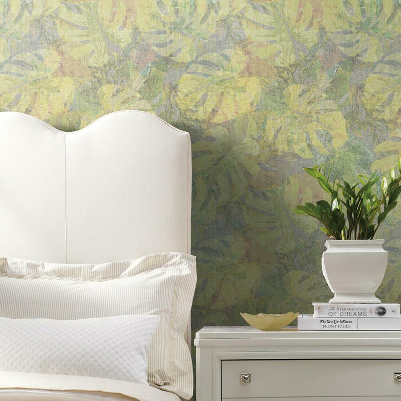 Jungle Leaf Canopy Peel and Stick Wallpaper Peel and Stick Wallpaper RoomMates   