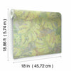 Jungle Leaf Canopy Peel and Stick Wallpaper Peel and Stick Wallpaper RoomMates   