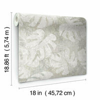 Jungle Leaf Canopy Peel and Stick Wallpaper Peel and Stick Wallpaper RoomMates   