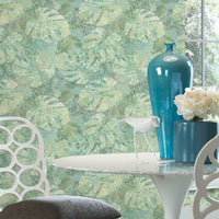 Jungle Leaf Canopy Peel and Stick Wallpaper Peel and Stick Wallpaper RoomMates   