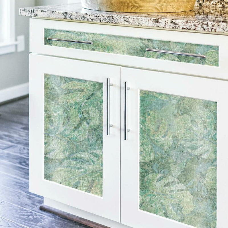 Jungle Leaf Canopy Peel and Stick Wallpaper Peel and Stick Wallpaper RoomMates   