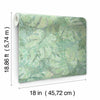 Jungle Leaf Canopy Peel and Stick Wallpaper Peel and Stick Wallpaper RoomMates   
