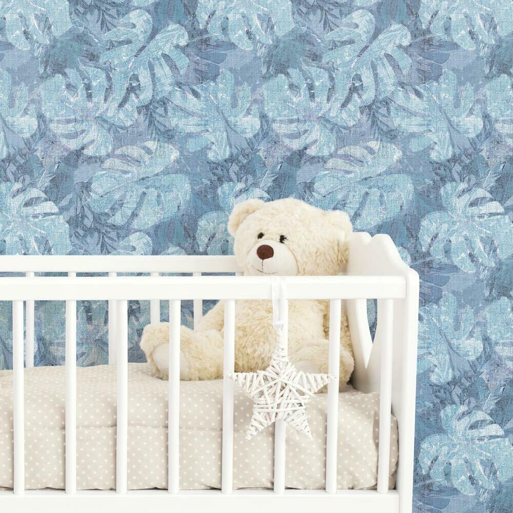 Jungle Leaf Canopy Peel and Stick Wallpaper Peel and Stick Wallpaper RoomMates   