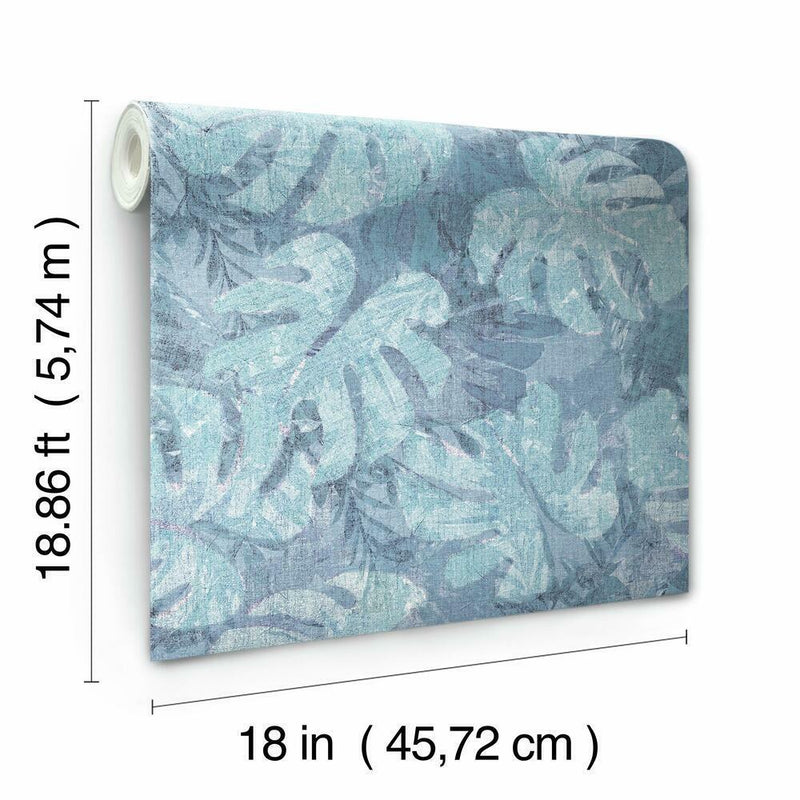Jungle Leaf Canopy Peel and Stick Wallpaper Peel and Stick Wallpaper RoomMates   