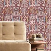 Persian Ikat Peel and Stick Wallpaper Peel and Stick Wallpaper RoomMates   