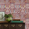 Persian Ikat Peel and Stick Wallpaper Peel and Stick Wallpaper RoomMates   