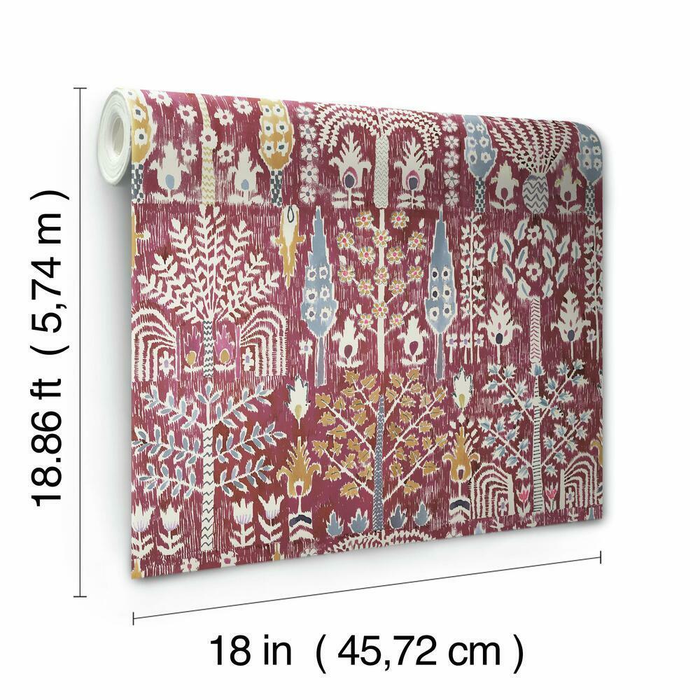 Persian Ikat Peel and Stick Wallpaper Peel and Stick Wallpaper RoomMates   