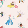 Disney Princess Power Peel and Stick Wallpaper Peel and Stick Wallpaper RoomMates Roll Pink 
