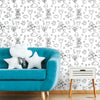 Disney Mickey Mouse Line Art Peel and Stick Wallpaper Peel and Stick Wallpaper RoomMates   