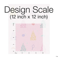 Disney Princess Castle Peel and Stick Wallpaper Peel and Stick Wallpaper RoomMates   