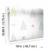 Disney Princess Castle Peel and Stick Wallpaper Peel and Stick Wallpaper RoomMates   