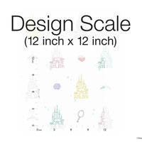 Disney Princess Castle Peel and Stick Wallpaper Peel and Stick Wallpaper RoomMates   