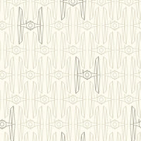 Star Wars Tie Fighter Peel and Stick Wallpaper Peel and Stick Wallpaper RoomMates Roll Taupe 