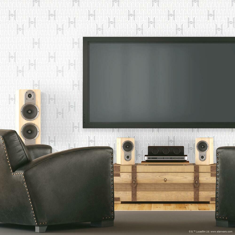 Star Wars Tie Fighter Peel and Stick Wallpaper Peel and Stick Wallpaper RoomMates   