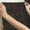 Star Wars R2D2 Geometric Peel and Stick Wallpaper Peel and Stick Wallpaper RoomMates   