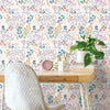 Clara Jean Unicorn Paradise Peel & Stick Wallpaper Peel and Stick Wallpaper RoomMates   