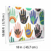 Hamsa Peel & Stick Wallpaper Peel and Stick Wallpaper RoomMates   