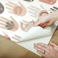Hamsa Peel & Stick Wallpaper Peel and Stick Wallpaper RoomMates   