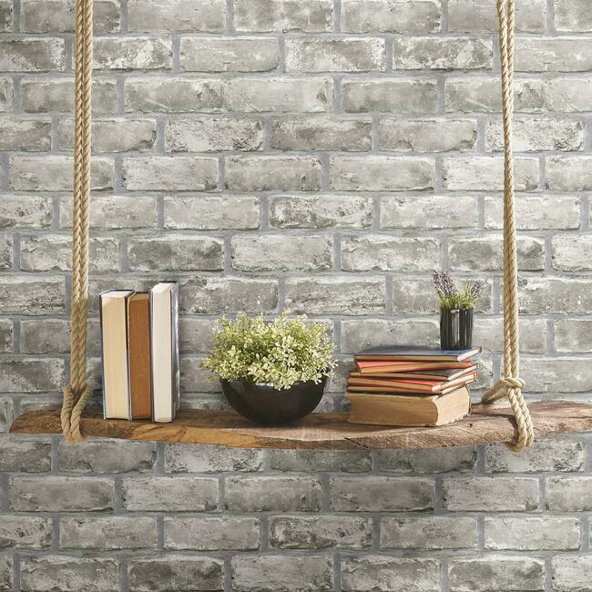 Brick Peel and Stick Wallpaper Peel and Stick Wallpaper RoomMates   