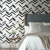 Chevron Stripe Peel and Stick Wallpaper Peel and Stick Wallpaper RoomMates   