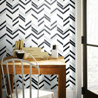 Chevron Stripe Peel and Stick Wallpaper Peel and Stick Wallpaper RoomMates   