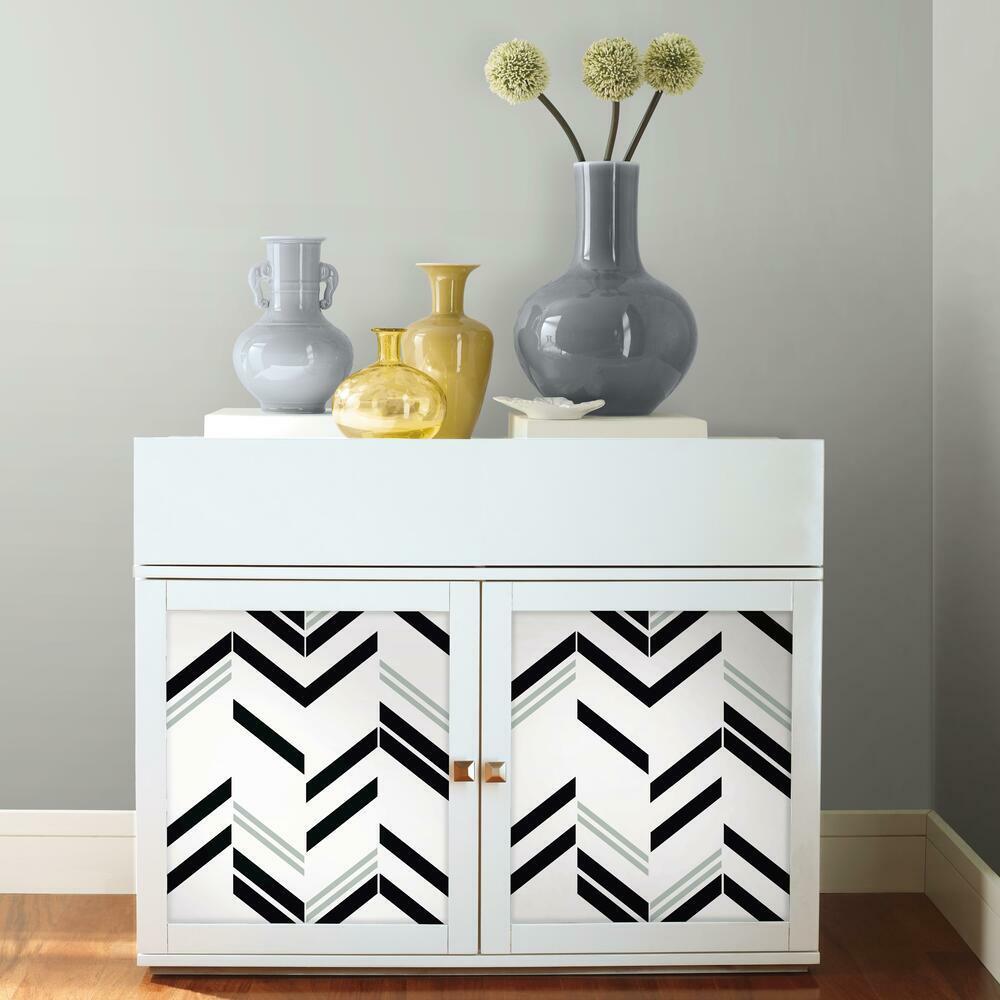 Chevron Stripe Peel and Stick Wallpaper Peel and Stick Wallpaper RoomMates   