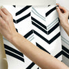 Chevron Stripe Peel and Stick Wallpaper Peel and Stick Wallpaper RoomMates   