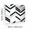 Chevron Stripe Peel and Stick Wallpaper Peel and Stick Wallpaper RoomMates   