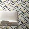 Chevron Stripe Peel and Stick Wallpaper Peel and Stick Wallpaper RoomMates   