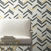 Chevron Stripe Peel and Stick Wallpaper Peel and Stick Wallpaper RoomMates   