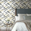 Chevron Stripe Peel and Stick Wallpaper Peel and Stick Wallpaper RoomMates   