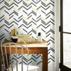 Chevron Stripe Peel and Stick Wallpaper Peel and Stick Wallpaper RoomMates   
