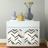 Chevron Stripe Peel and Stick Wallpaper Peel and Stick Wallpaper RoomMates   