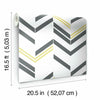 Chevron Stripe Peel and Stick Wallpaper Peel and Stick Wallpaper RoomMates   