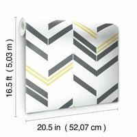 Chevron Stripe Peel and Stick Wallpaper Peel and Stick Wallpaper RoomMates   