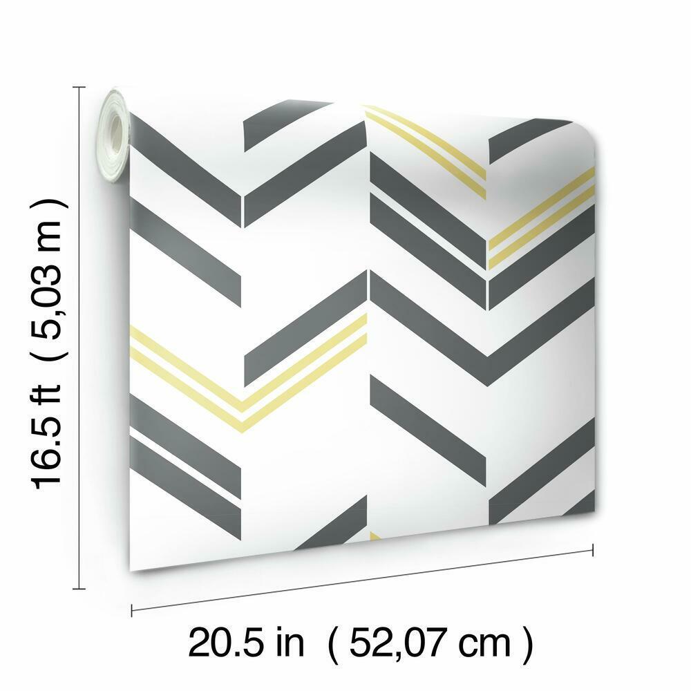 Chevron Stripe Peel and Stick Wallpaper Peel and Stick Wallpaper RoomMates   