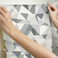 Shattered Prism Peel & Stick Wallpaper Peel and Stick Wallpaper RoomMates   