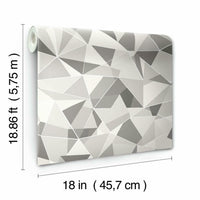 Shattered Prism Peel & Stick Wallpaper Peel and Stick Wallpaper RoomMates   