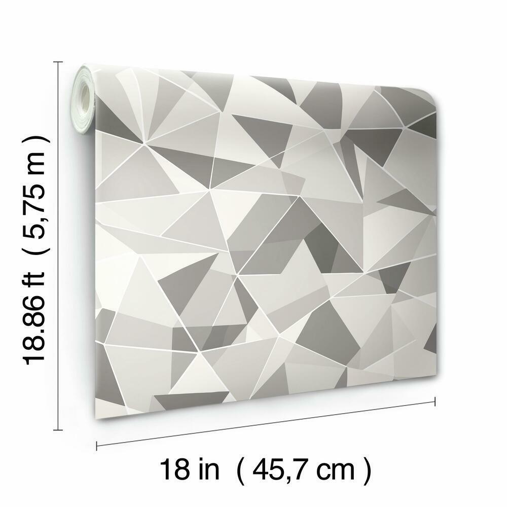 Shattered Prism Peel & Stick Wallpaper Peel and Stick Wallpaper RoomMates   